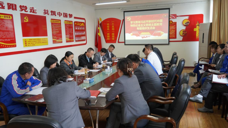 热博RB88汽贸公司党支部召开学习贯彻习近平新时代 中国特色社会主义思想主题教育专题组织生活会