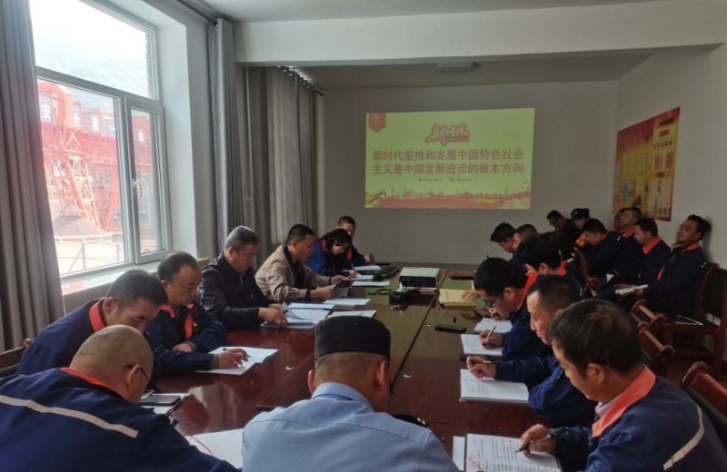 热博RB88配送公司党委开展主题教育专题党课