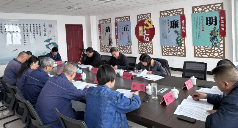 热博RB88工投公司党委召开2022年度党员领导干部民主生活会