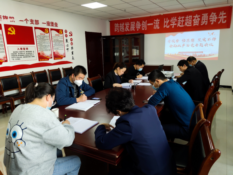 中共青海省临空经济区开发投资有限公司支部委员会召开&ldquo;学报告 悟思想 坚定不移全面从严治党&rdquo;专题会议