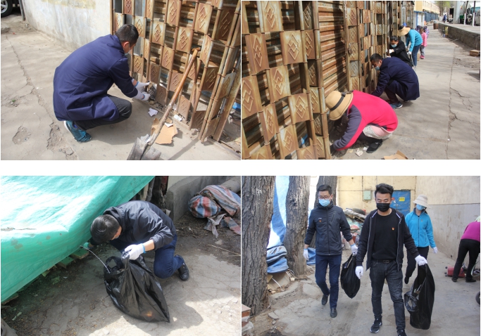 中共青海省第三建筑工程有限公司支部委员会开展&ldquo;党旗领航，，，，，，，爱卫同行&rdquo;主题党日活动